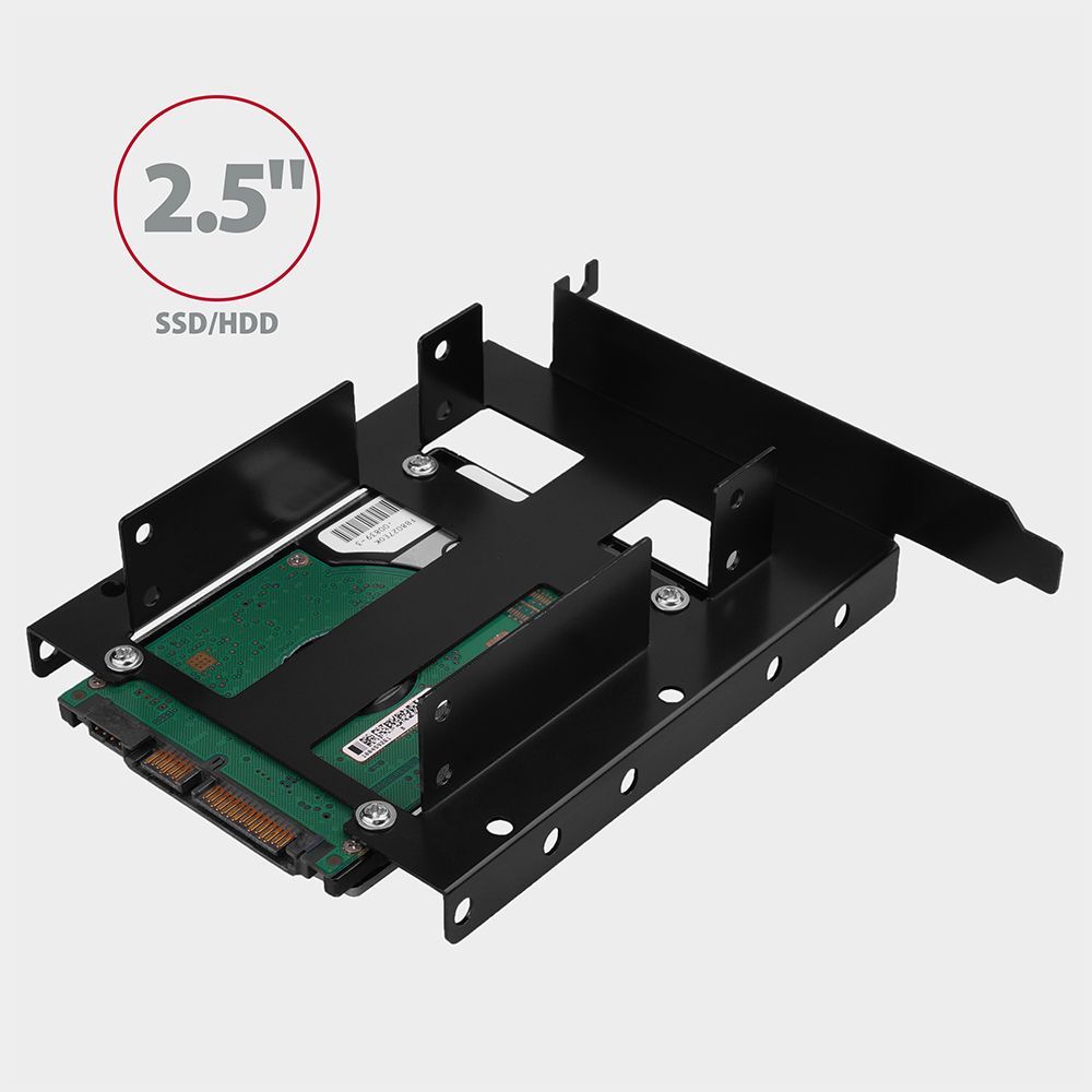 AXAGON RHD-P35 2x2.5" SSD/HDD & 1x3.5" HDD Bracket into PCI slot Black