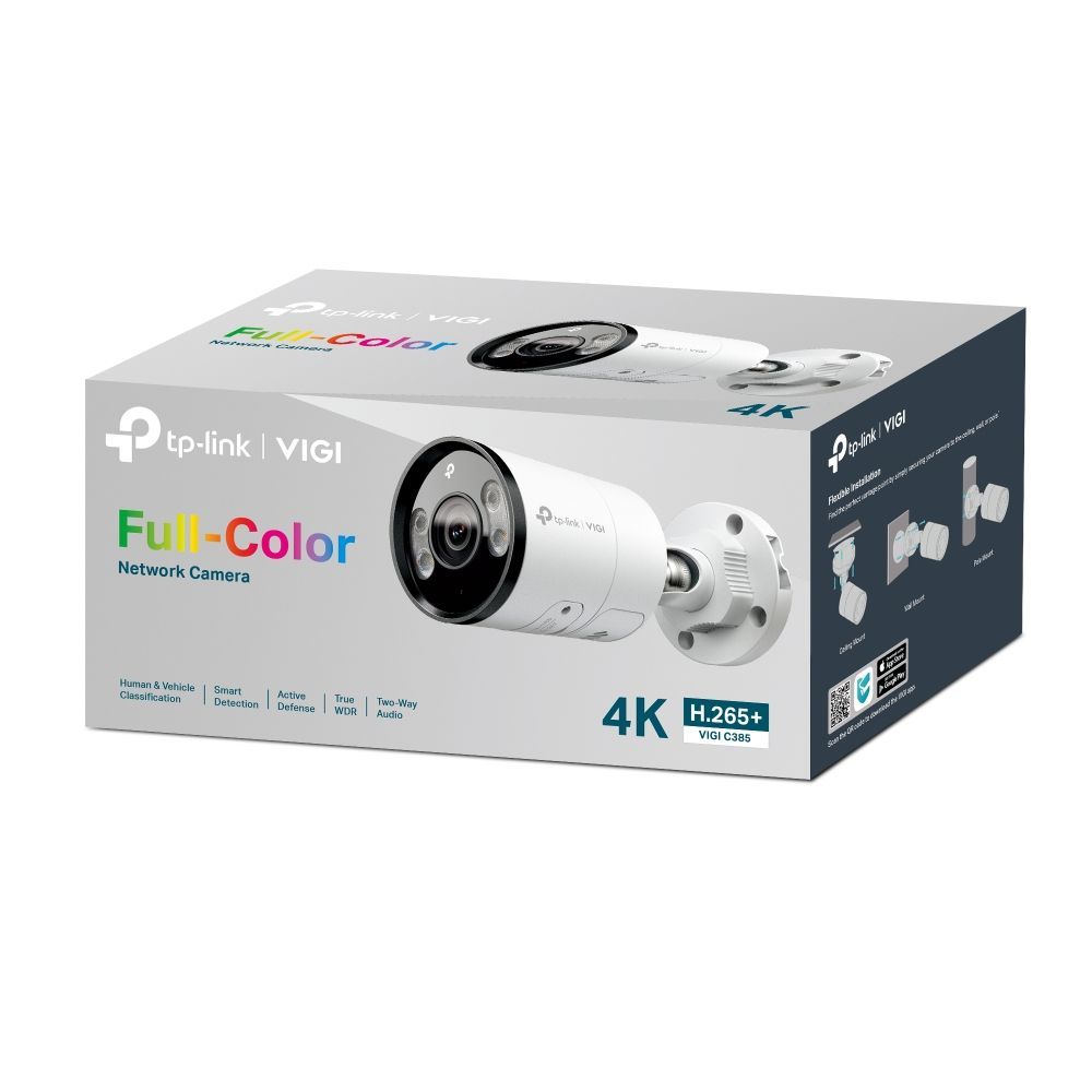 TP-Link VIGI C385 (4mm) VIGI 8MP Outdoor Full-Color Bullet Network Camera
