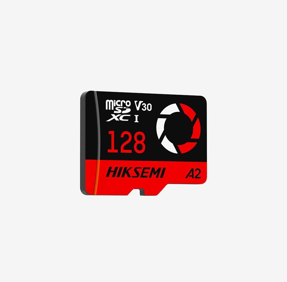 HikSEMI 128GB microSDXC Capture Class 10 U1 V30 A2 adapter nélkül