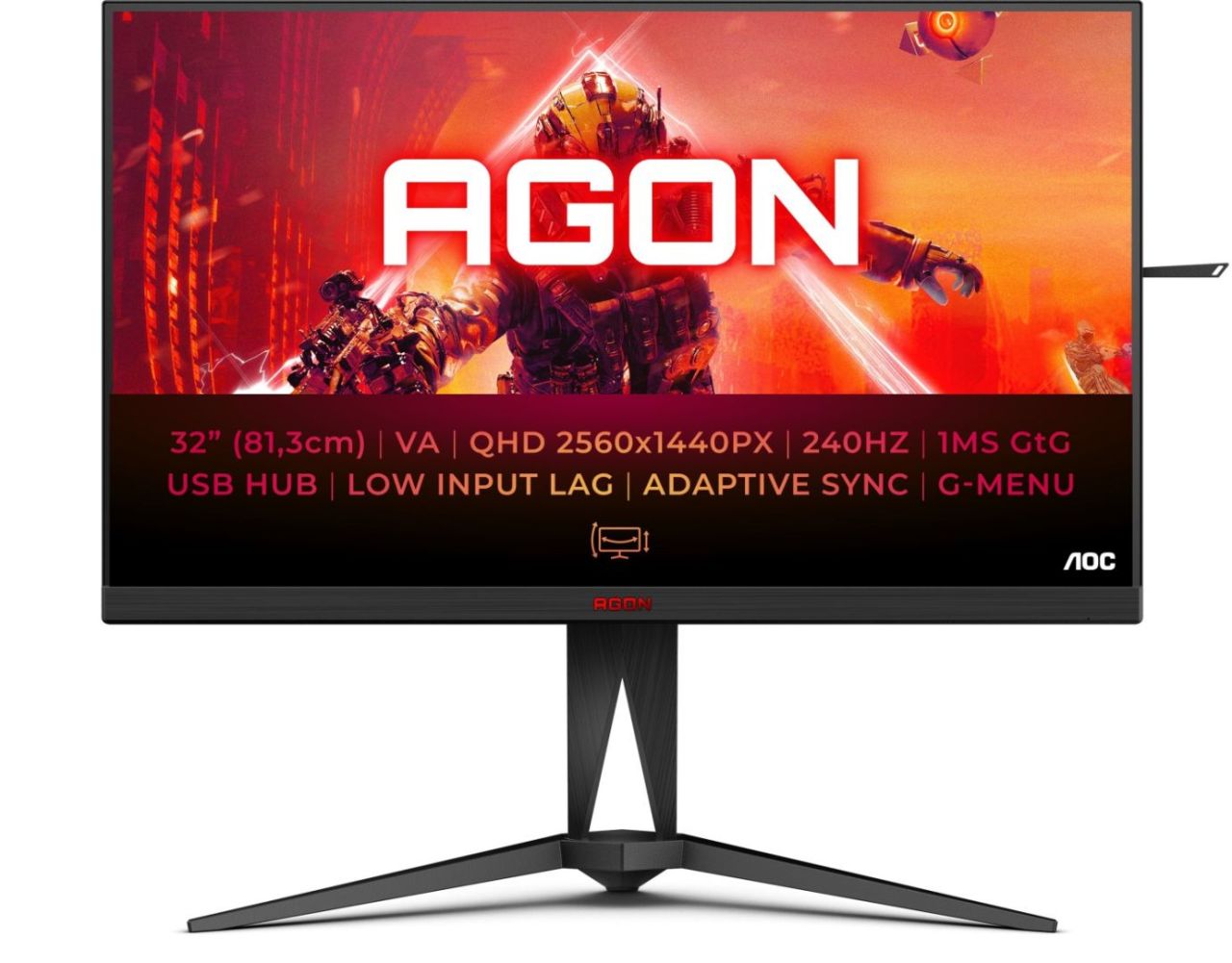 AOC AG325QZN LED