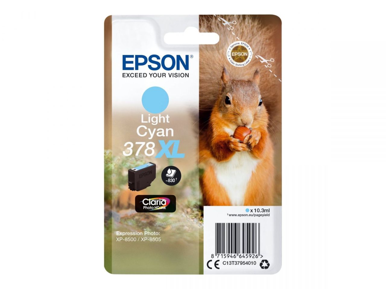 Epson T3795 (378XL) Light Cyan tintapatron