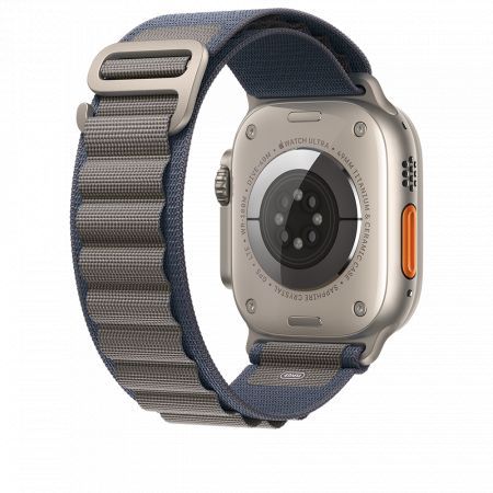 Apple Watch Ultra 2 Cellular 49mm Titanium Case with Blue Alpine Loop Medium