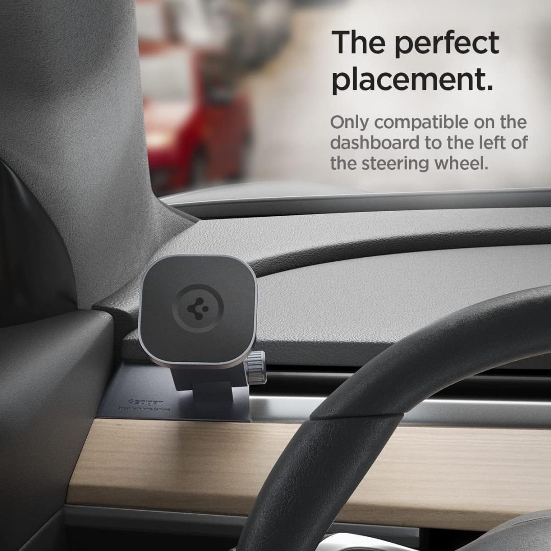 Spigen Tesla OneTap MagSafe Car Mount ITT85-2 Tesla Model Y/3 Black