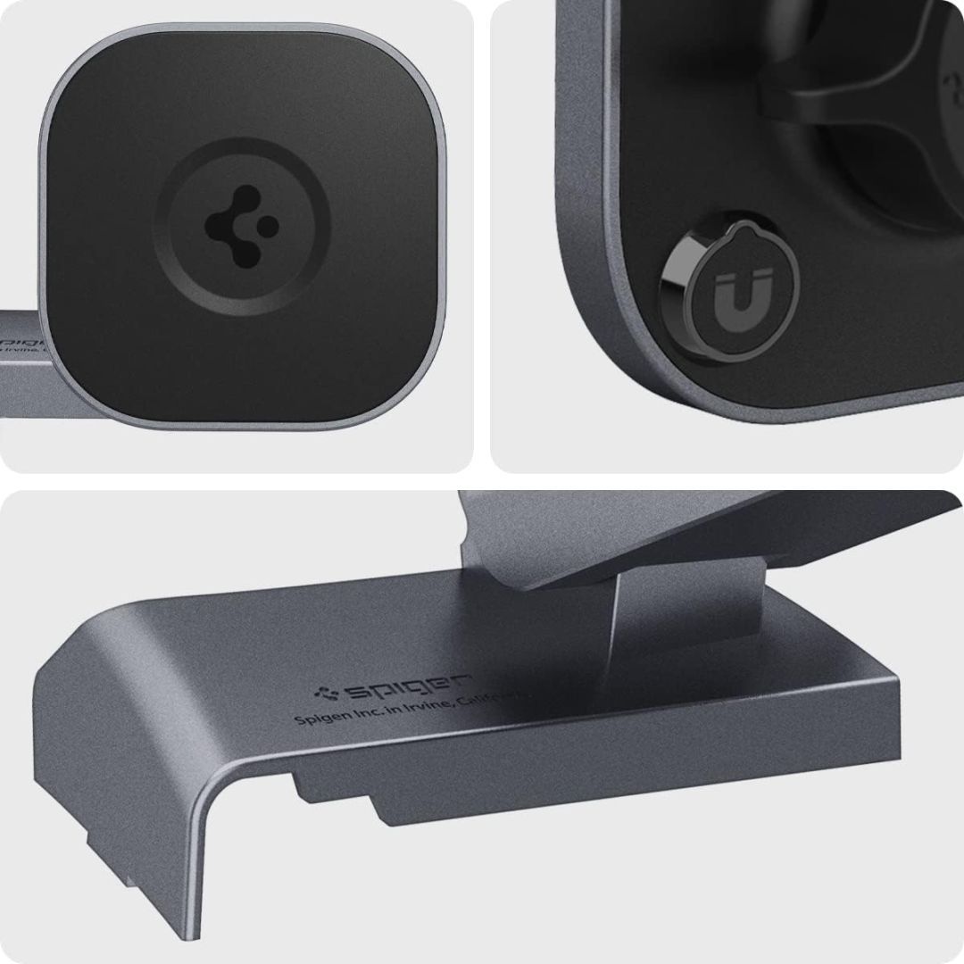 Spigen Tesla OneTap MagSafe Car Mount ITT85-2 Tesla Model Y/3 Black