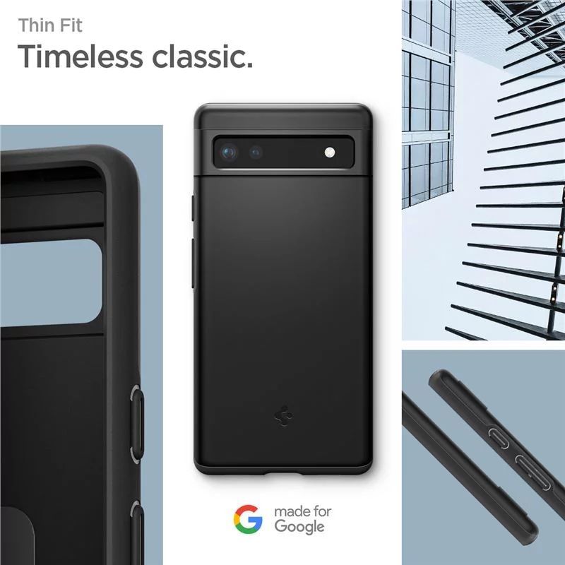 Spigen Thin Fit Google Pixel 6a Black