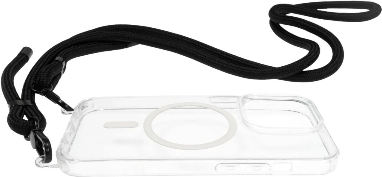 Mobile Origin Lanyard MagSafe Case iPhone 14 Pro Clear