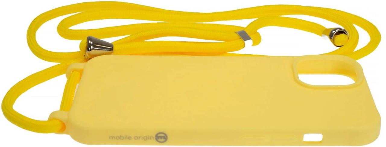 Mobile Origin Lanyard Case iPhone 14 Pro Yellow