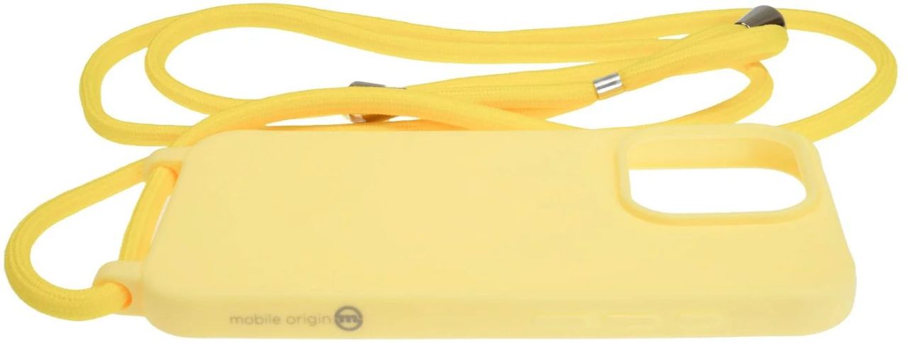 Mobile Origin Lanyard Case iPhone 15 Pro Yellow