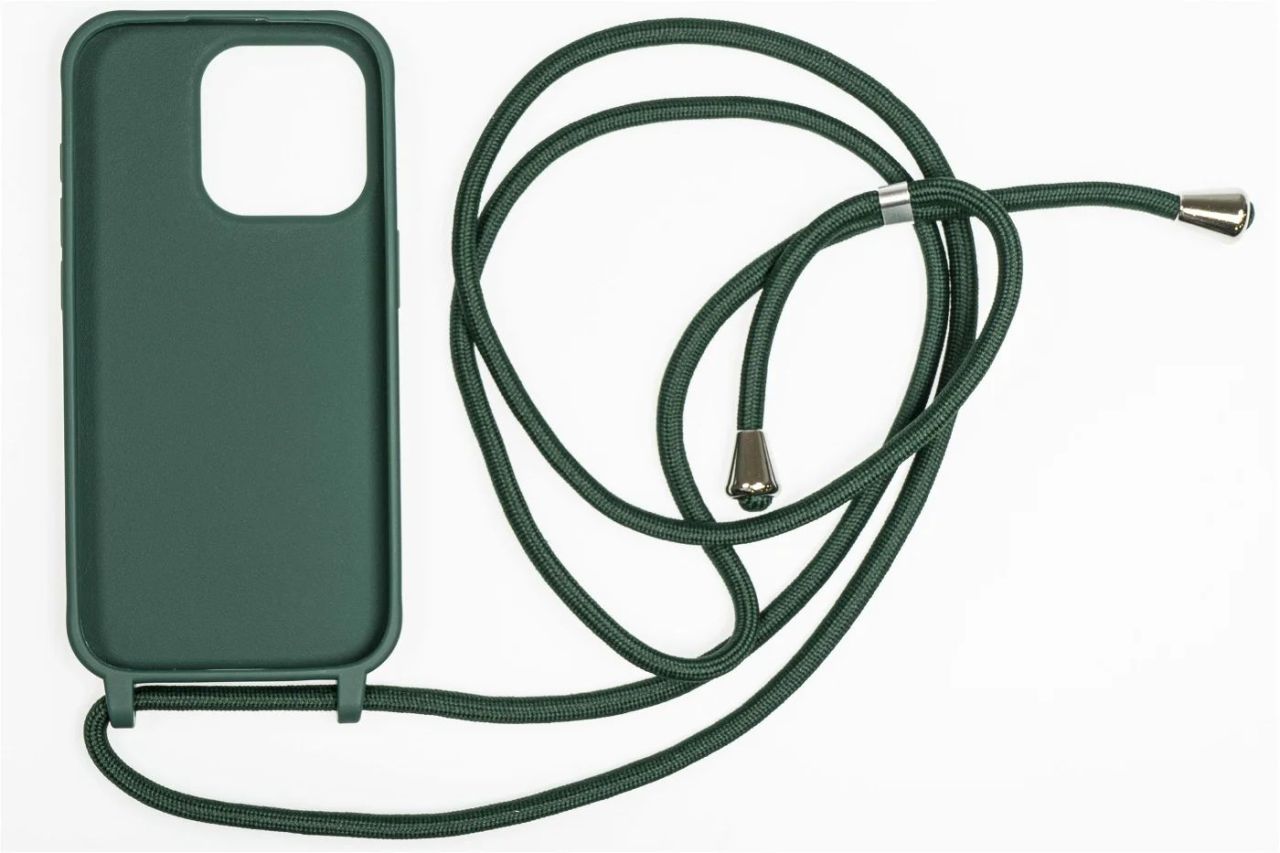 Mobile Origin Lanyard Case iPhone 15 Pro Dark Green