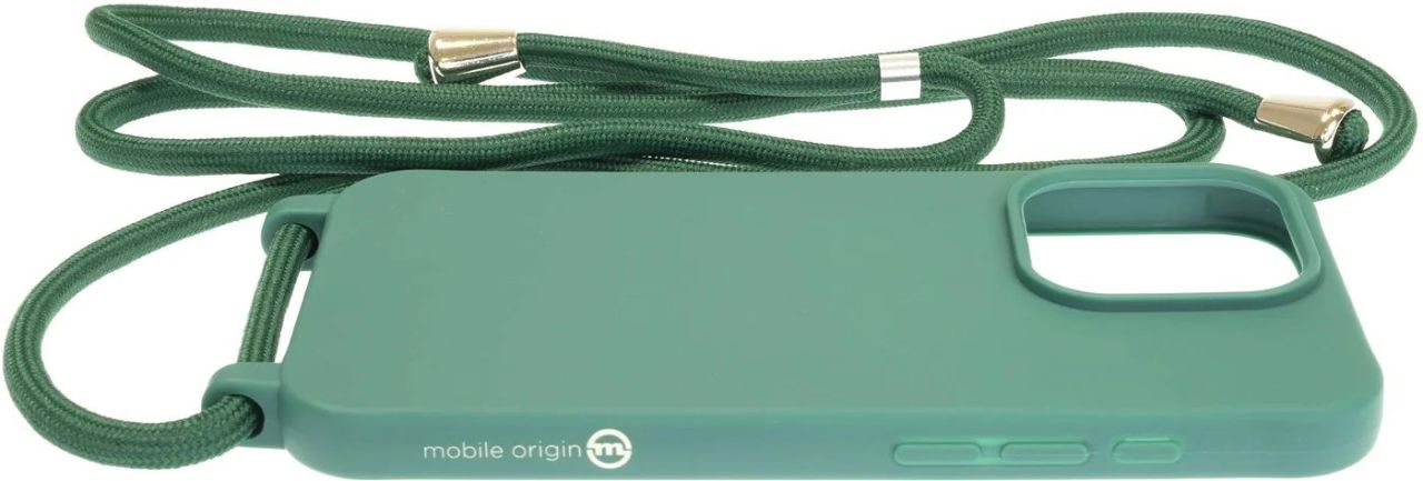 Mobile Origin Lanyard Case iPhone 15 Pro Dark Green