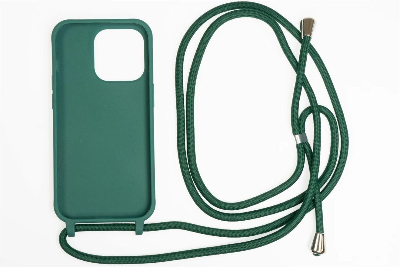 Mobile Origin Lanyard Case iPhone 14 Pro Dark Green