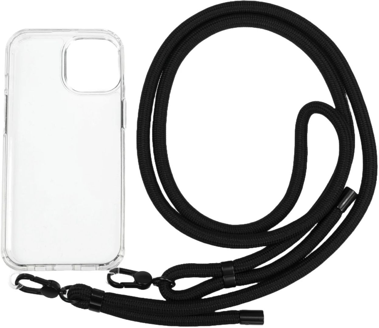 Mobile Origin Lanyard Case iPhone 15 Clear