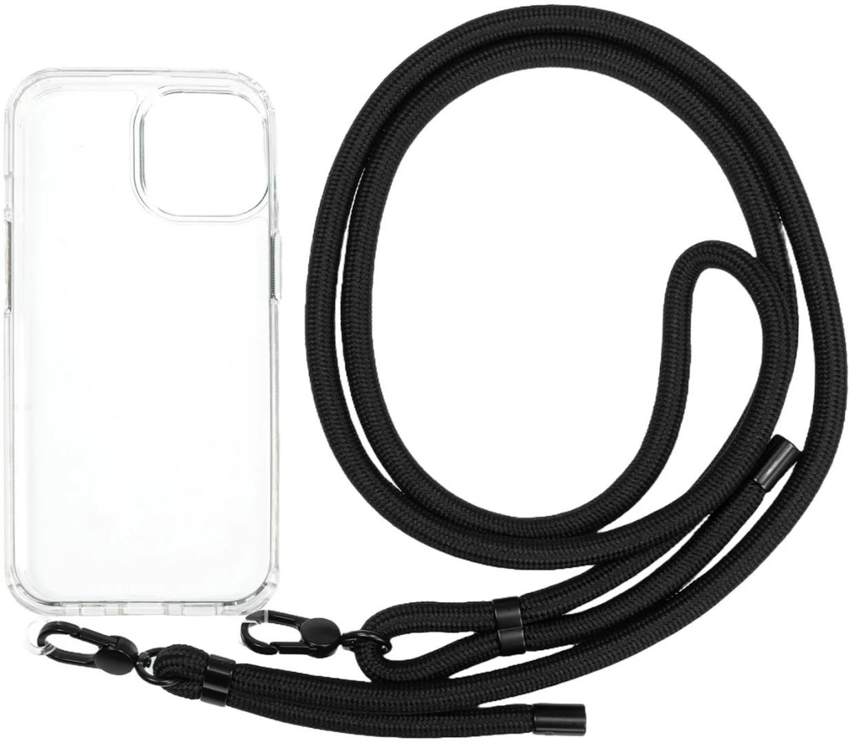 Mobile Origin Lanyard Case iPhone 15 Clear