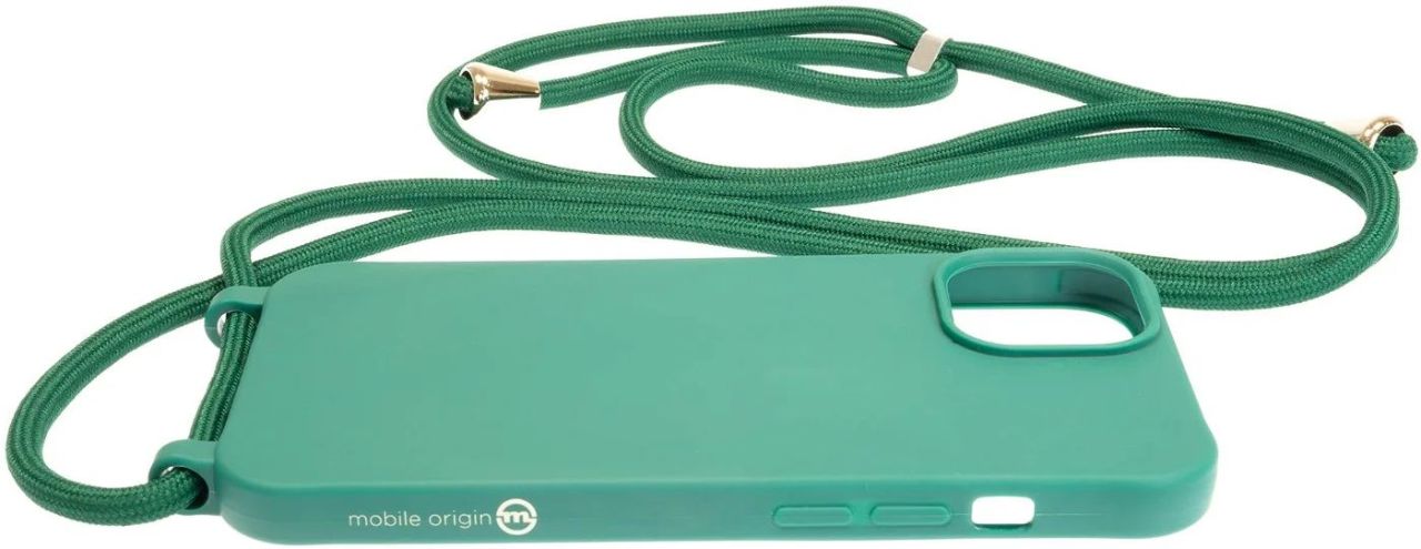 Mobile Origin Lanyard Case iPhone 14 Dark Green