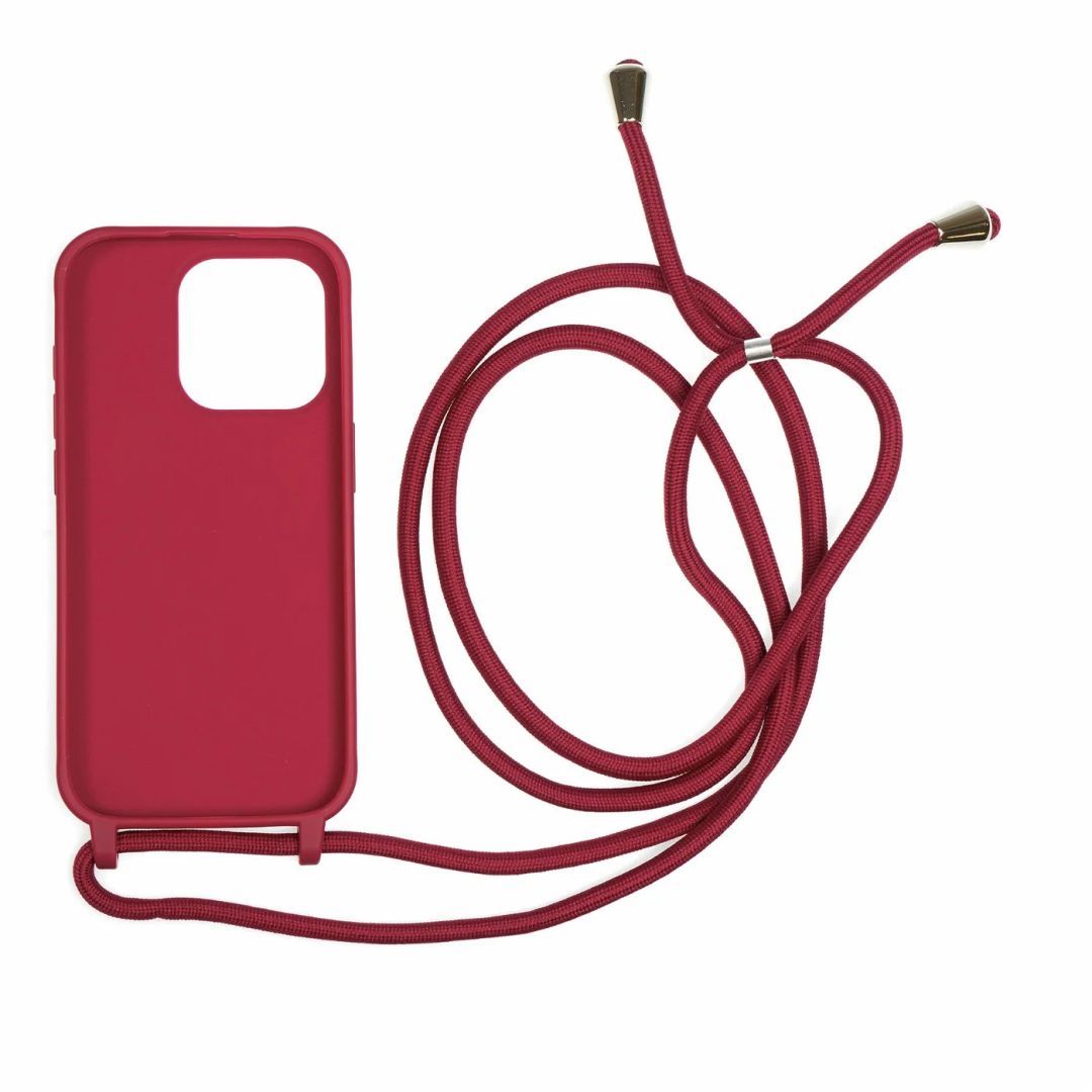 Mobile Origin Lanyard Case iPhone 15 Pro Cherry