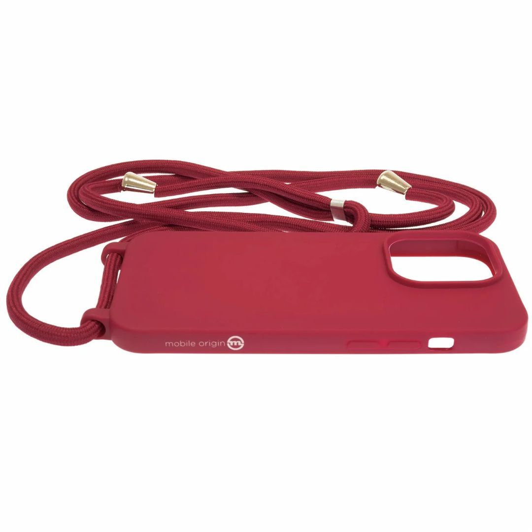 Mobile Origin Lanyard Case iPhone 14 Pro Cherry