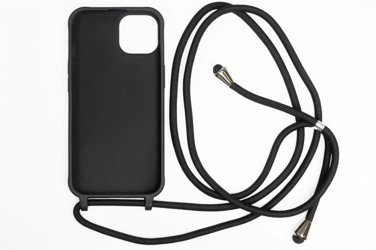 Mobile Origin Lanyard Case for iPhone 14 Black