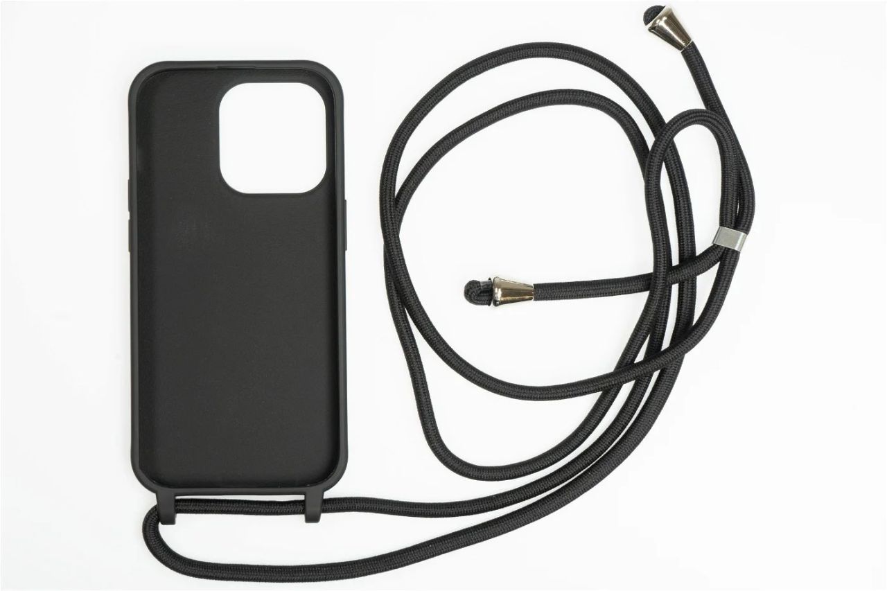 Mobile Origin Lanyard Case iPhone 14 Pro Black