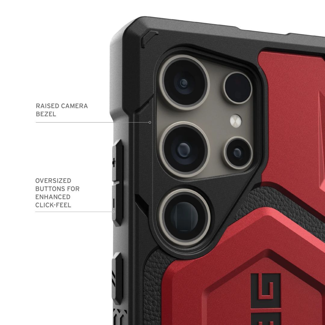 UAG Monarch Pro with Magnet Samsung Galaxy S24 Ultra Crimson