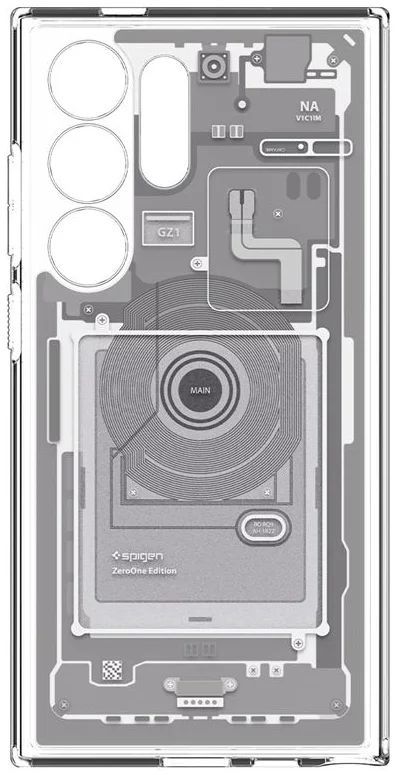 Spigen Ultra Hybrid Samsung Galaxy S24 Ultra Zero One White