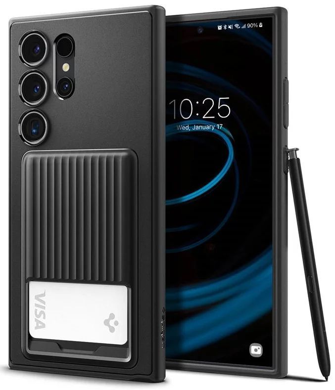 Spigen Liquid Slot Samsung Galaxy S24 Ultra Matte Black