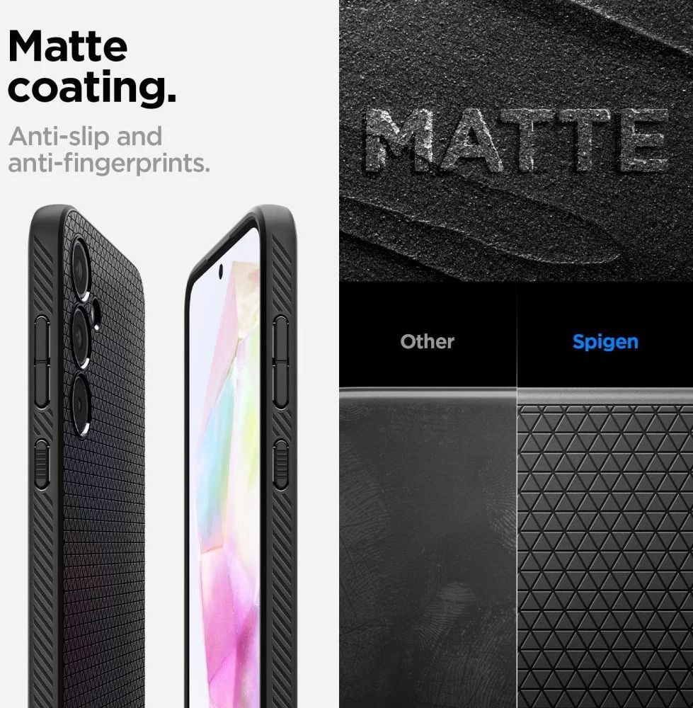 Spigen Liquid Air Samsung Galaxy A35 Matte Black