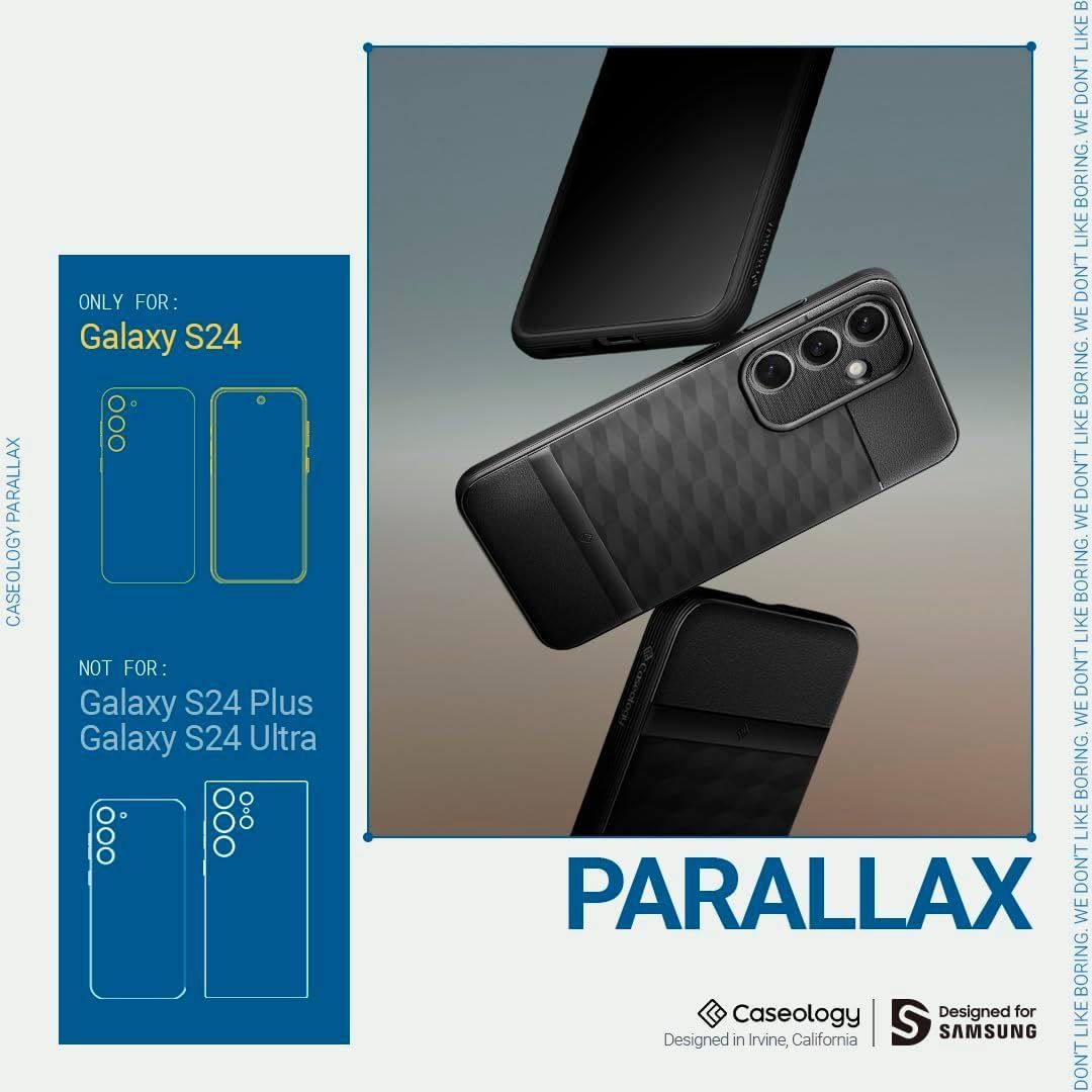 Spigen Caseology Parallax Samsung Galaxy S24 Matte Black