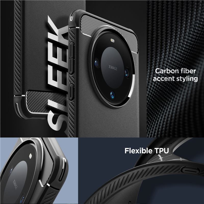 Spigen Rugged Armor for Huawei Mate 60 Pro Black