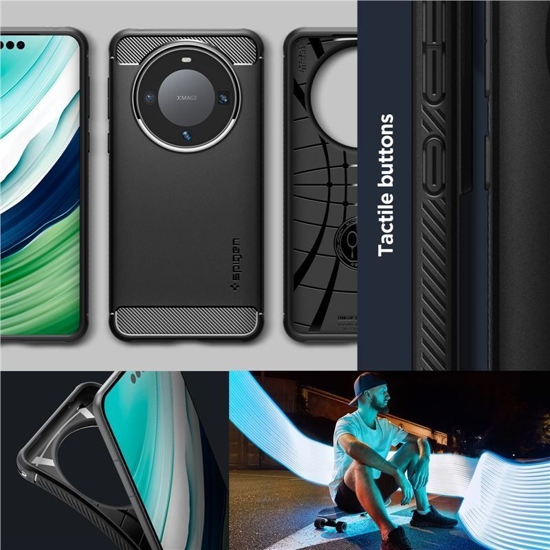 Spigen Rugged Armor for Huawei Mate 60 Pro Black