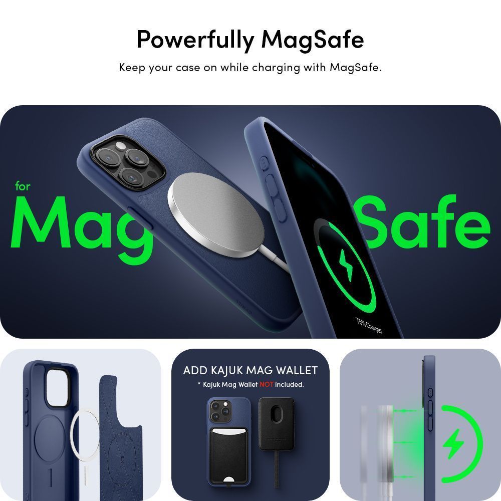 Spigen Cyrill Kajuk MagSafe for iPhone 15 Pro Max Navy