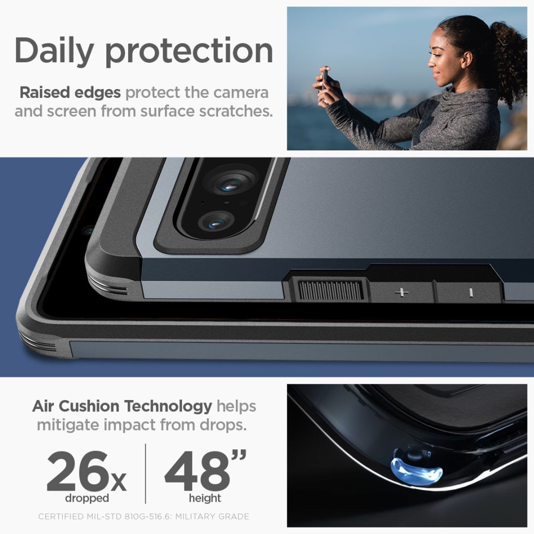 Spigen Google Pixel 8 Pro Tough Armor Metal Slate