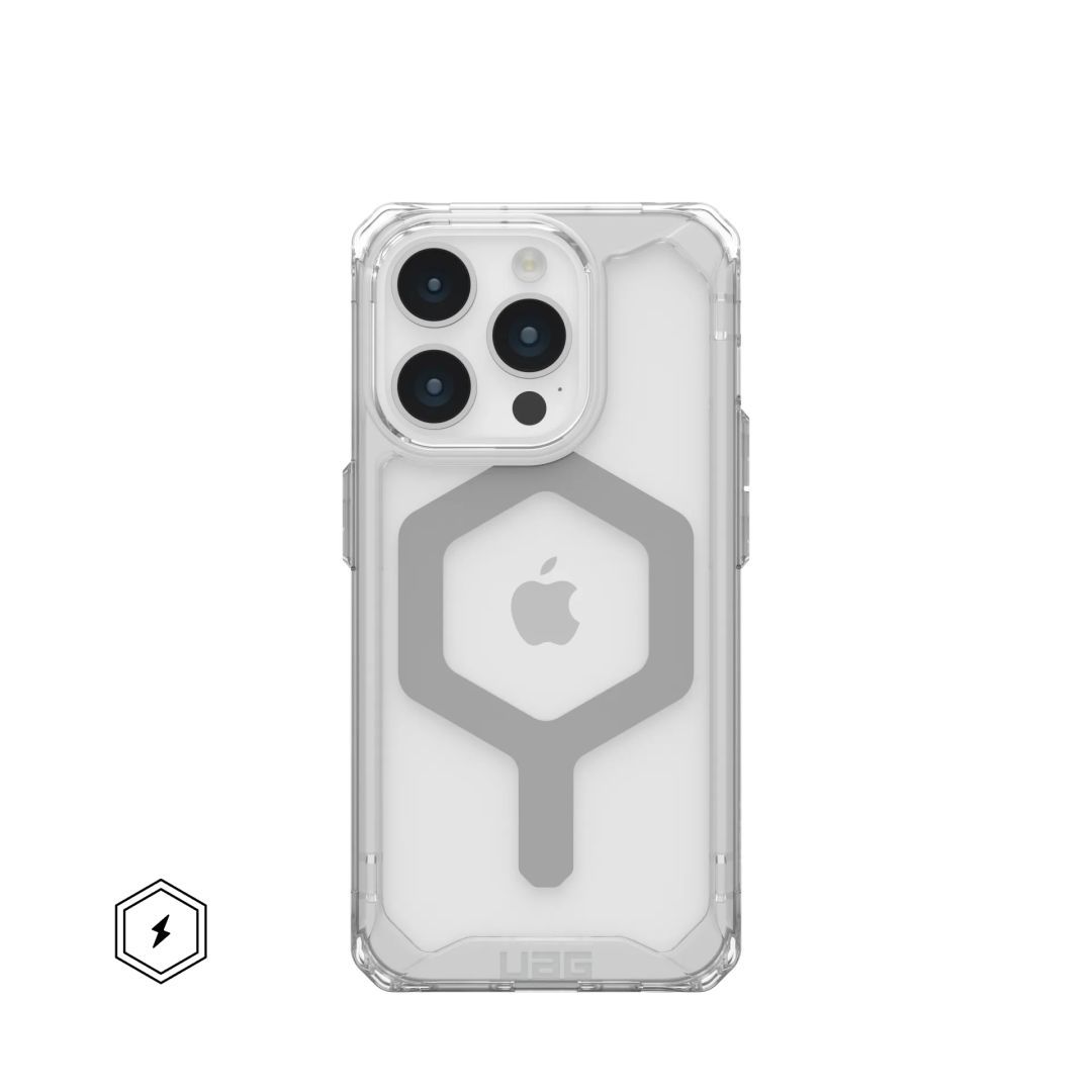 UAG Plyo case for MagSafe iPhone 15 Pro Ice/Silver