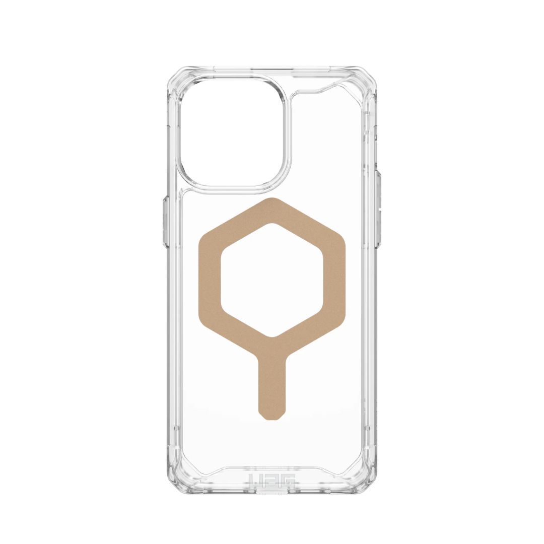 UAG Plyo case for MagSafe iPhone 15 Pro Max Ice/Gold