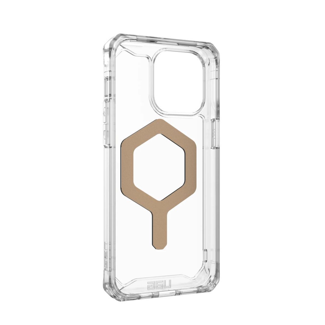 UAG Plyo case for MagSafe iPhone 15 Pro Max Ice/Gold