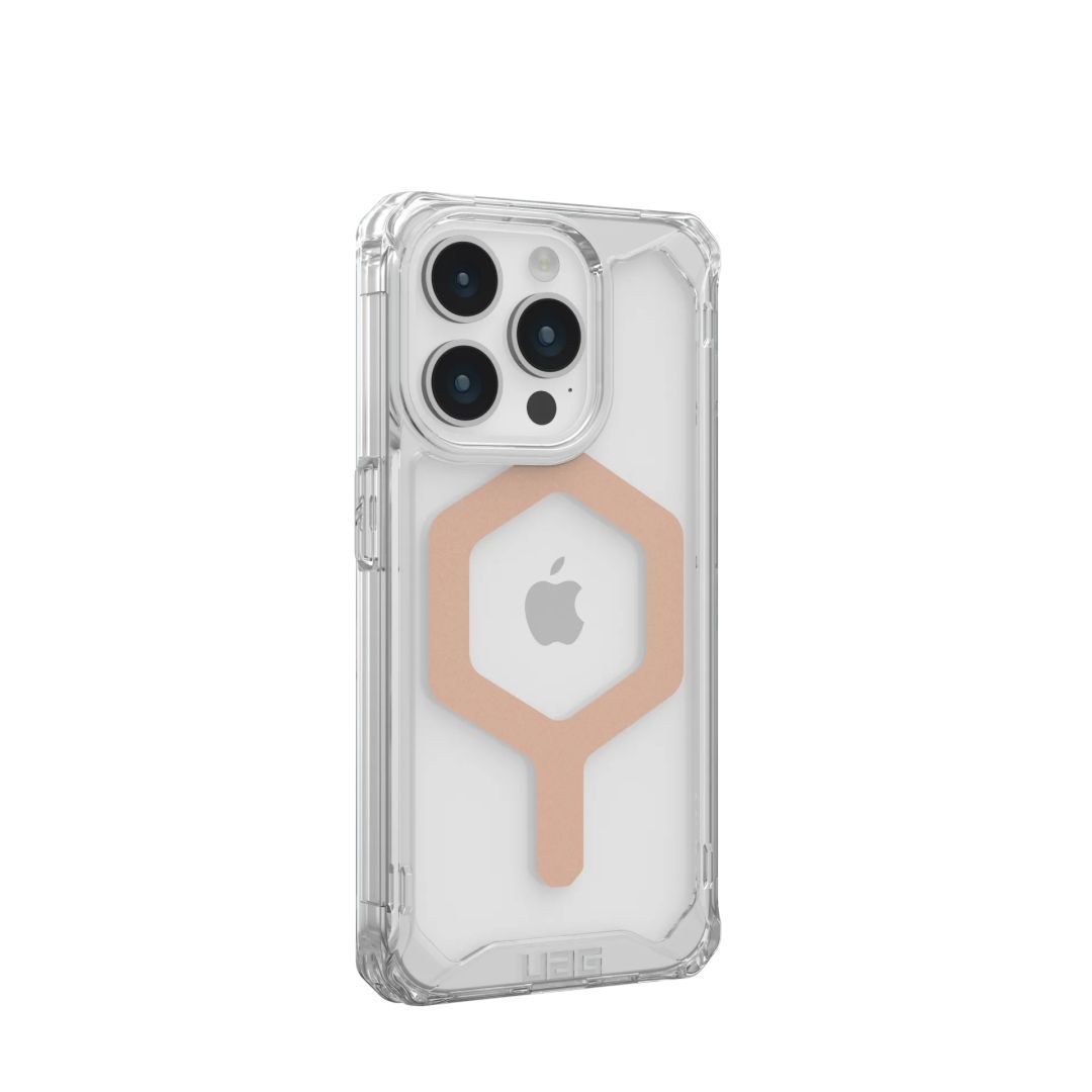 UAG Plyo case for MagSafe iPhone 15 Pro Ice/Rose Gold