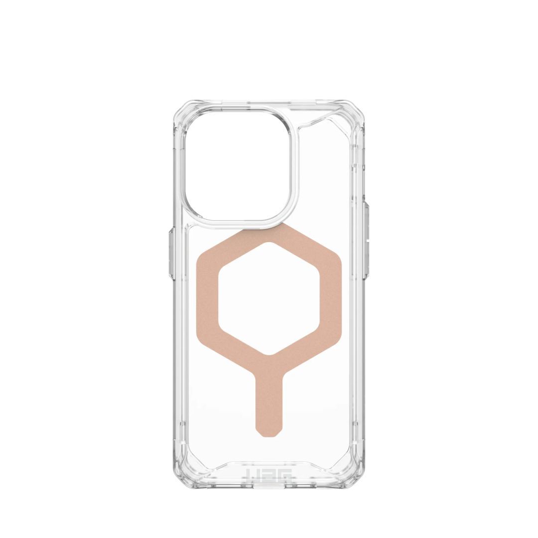 UAG Plyo case for MagSafe iPhone 15 Pro Ice/Rose Gold