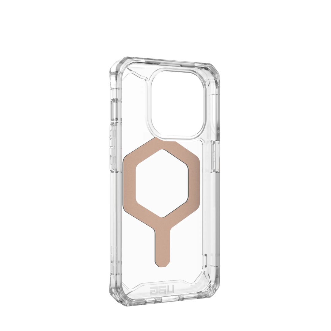 UAG Plyo case for MagSafe iPhone 15 Pro Ice/Rose Gold