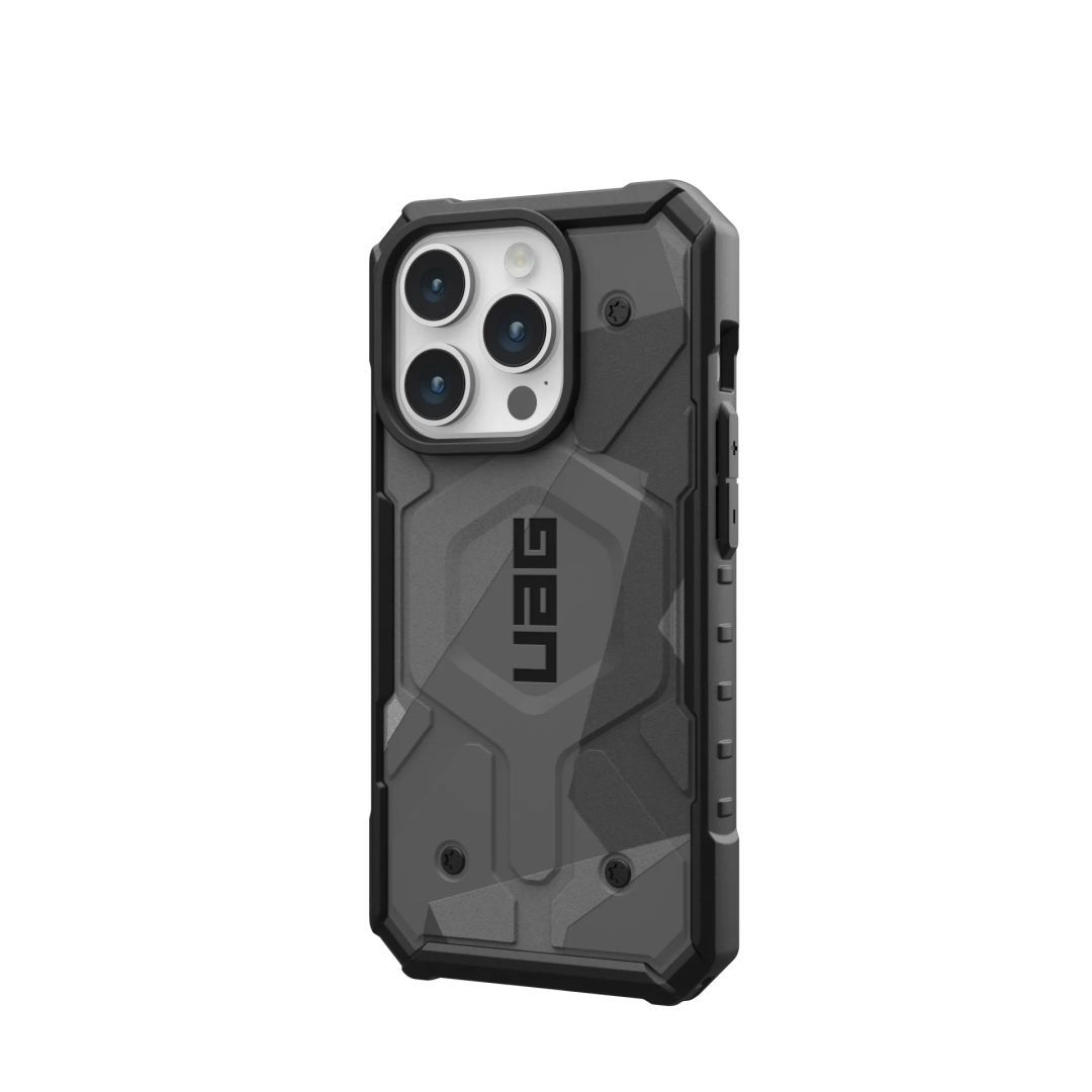 UAG Pathfinder SE case for MagSafe iPhone 15 Pro Geo Camo