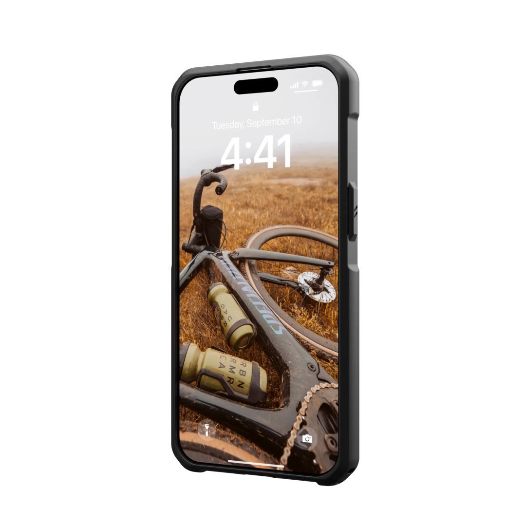 UAG Metropolis LT case for MagSafe iPhone 15 Pro Max Kevlar Olive