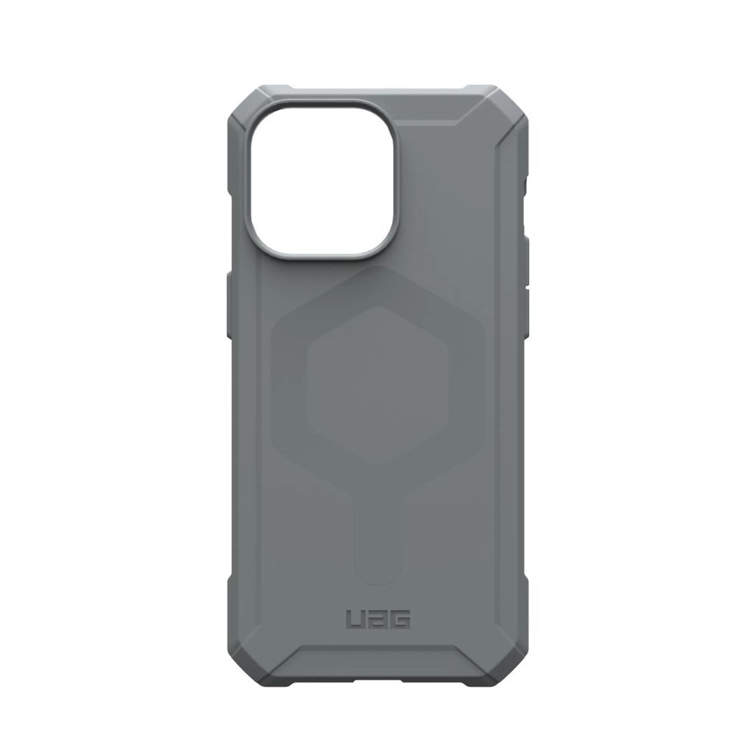 UAG Essential Armor case for MagSafe iPhone 15 Pro Max Silver