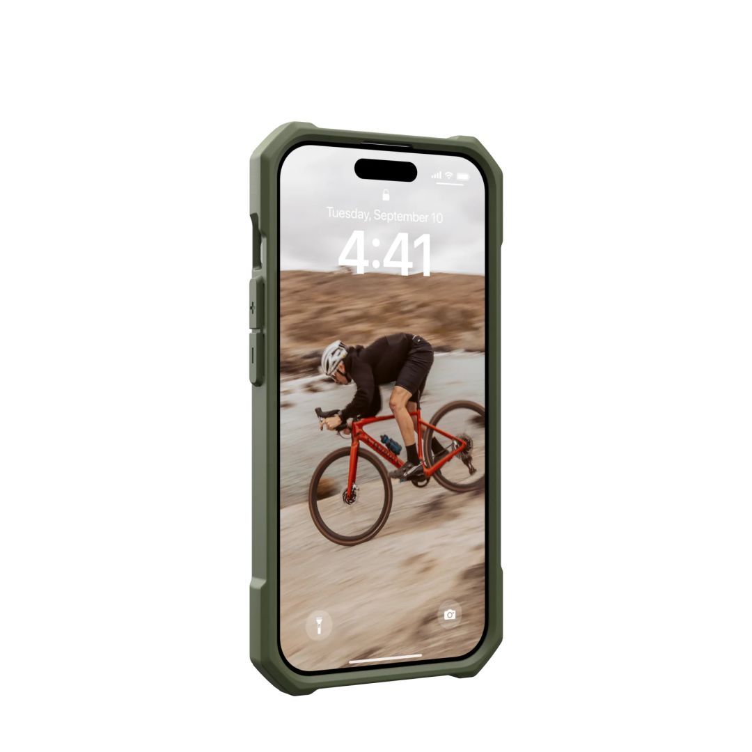 UAG Essential Armor case for MagSafe iPhone 15 Pro Olive Drab