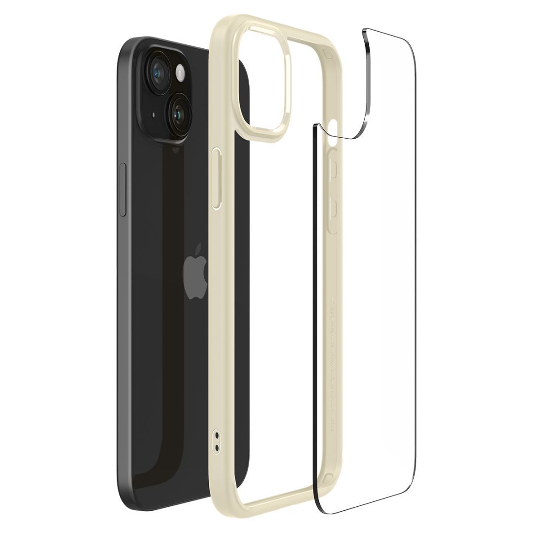 Spigen iPhone 15 Case Ultra Hybrid Mute Beige