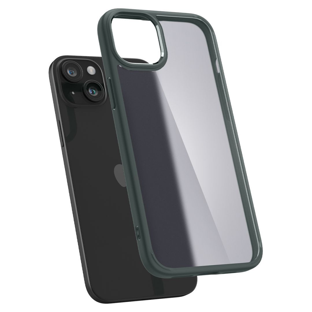 Spigen iPhone 15 Case Ultra Hybrid Frost Green