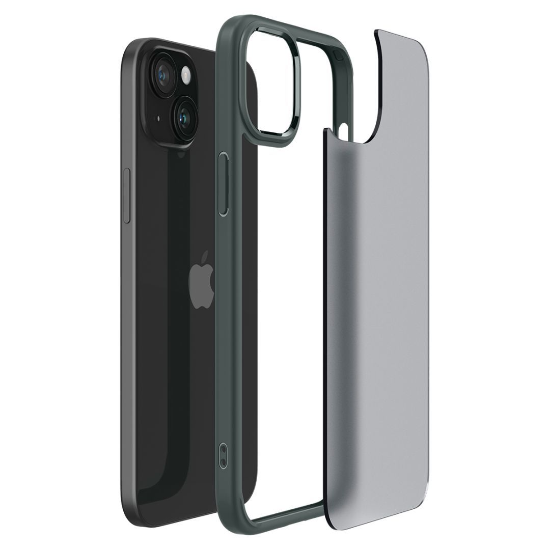 Spigen iPhone 15 Case Ultra Hybrid Frost Green