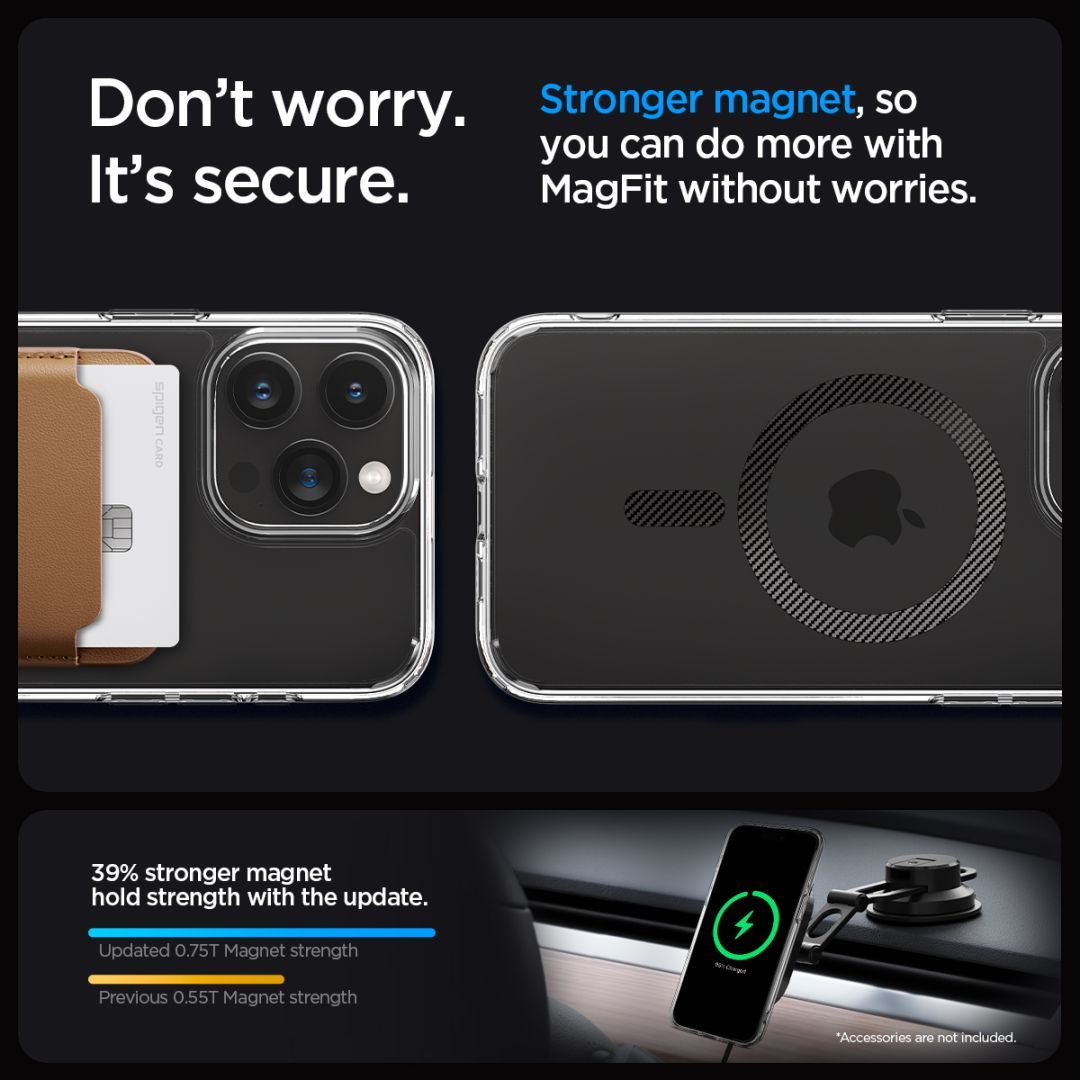 Spigen iPhone 15 Pro Case Ultra Hybrid MageSafe (MagFit) Carbon Fiber