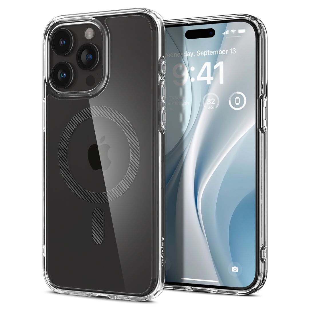 Spigen iPhone 15 Pro Case Ultra Hybrid MageSafe (MagFit) Carbon Fiber