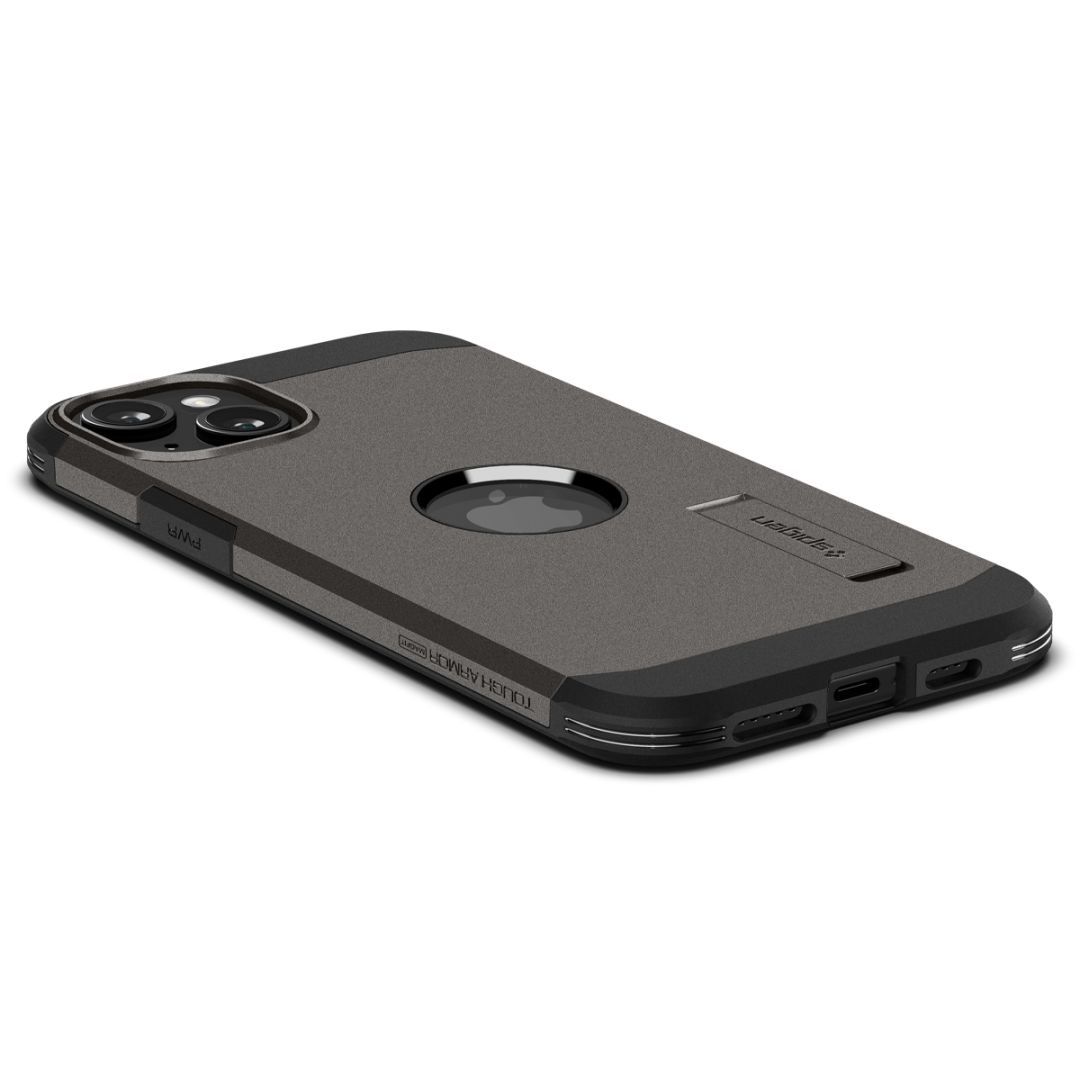 Spigen iPhone 15 Plus Case Tough Armor MagSafe (MagFit) Gunmetal