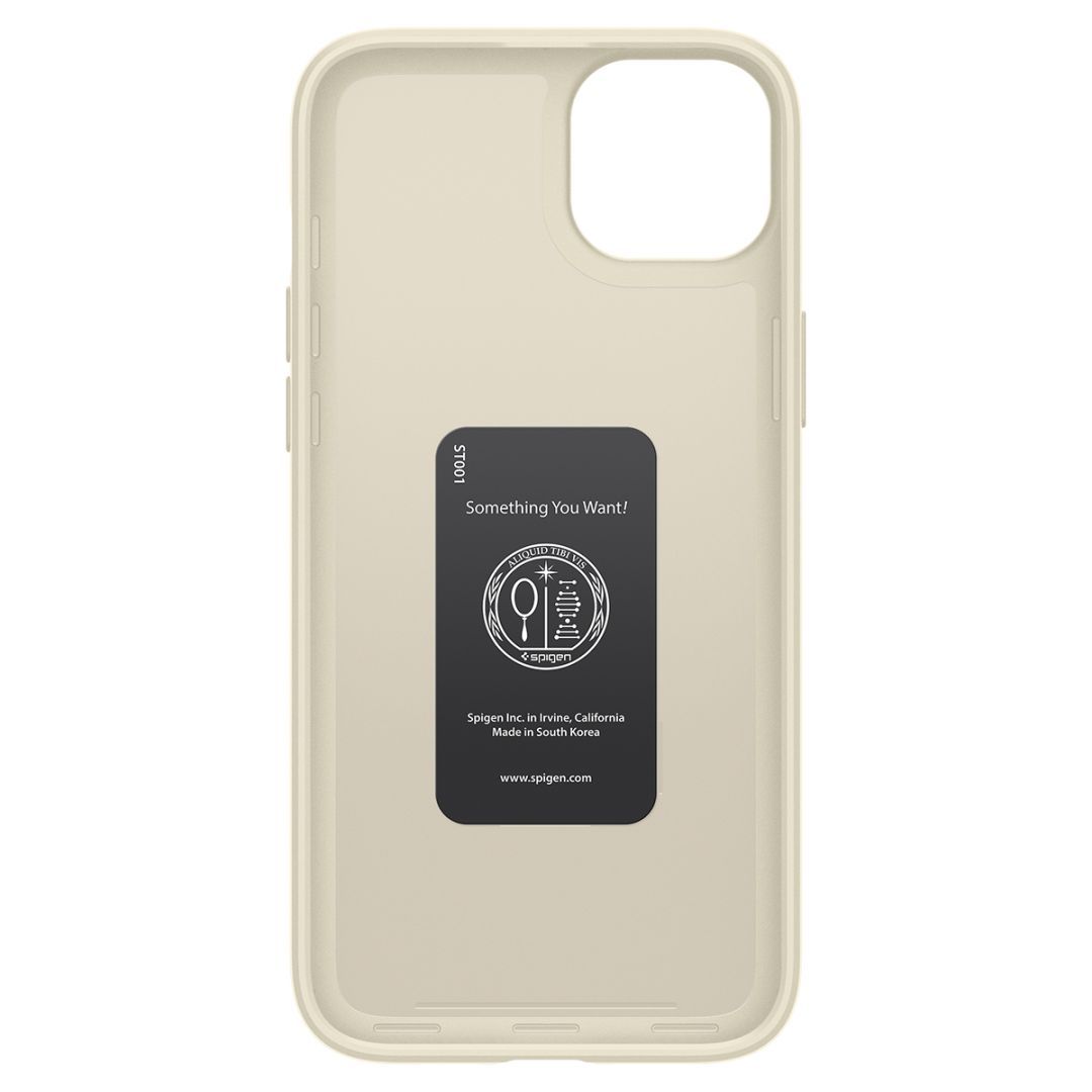 Spigen iPhone 15 Plus Case Thin Fit Mute Beige