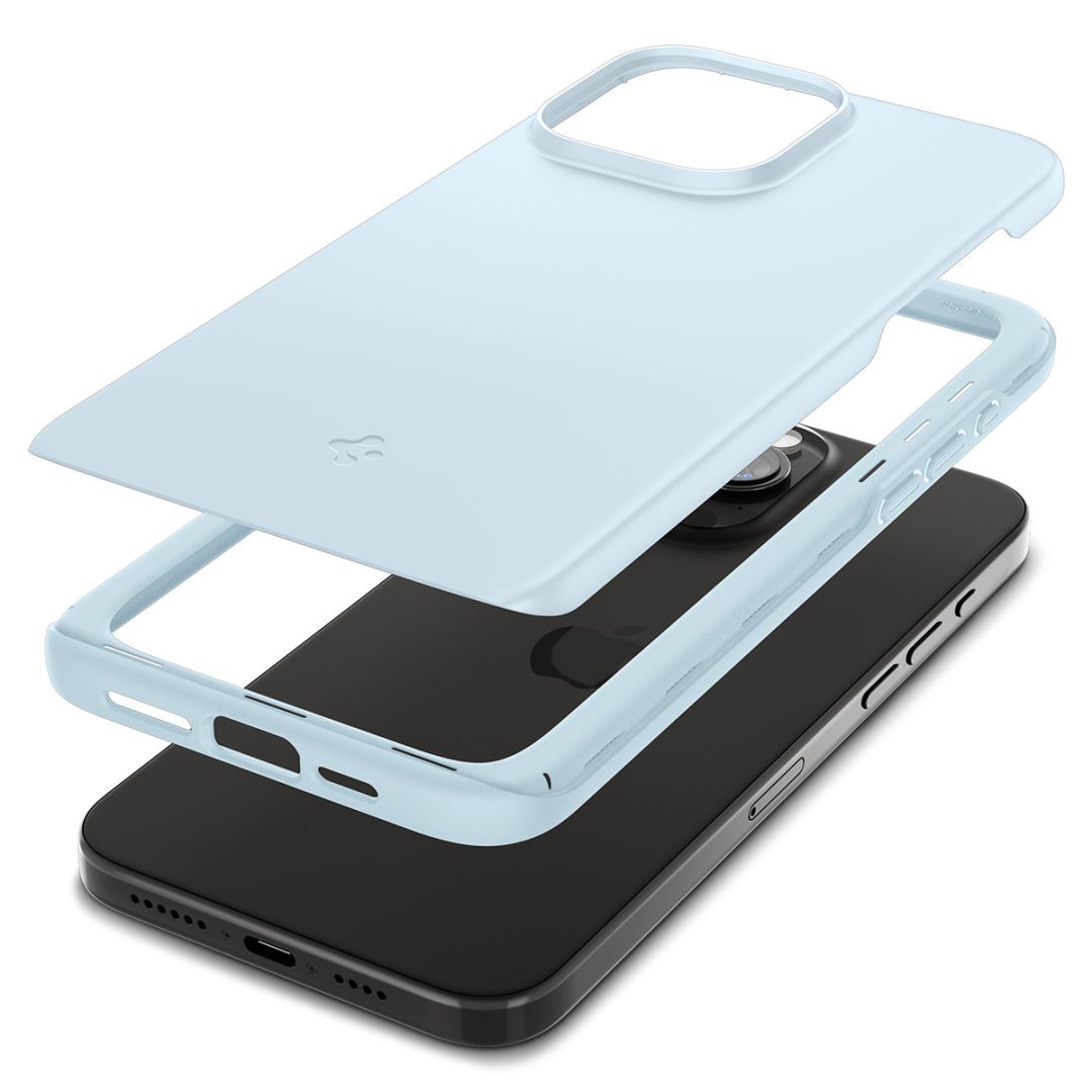 Spigen iPhone 15 Pro Max Case Thin Fit Mute Blue