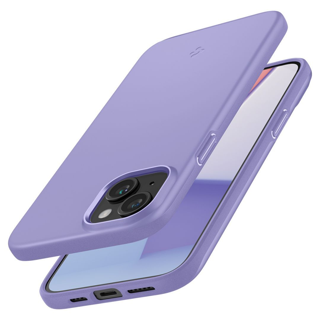 Spigen iPhone 15 Case Thin Fit Iris Purple